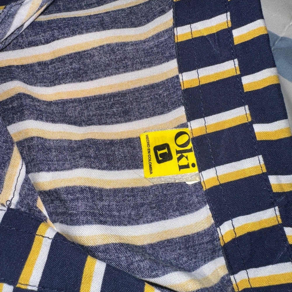 Striped Button-Up Shirt - Picture 3 of 3